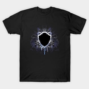 Gothic black shield ( Black shields ) T-Shirt